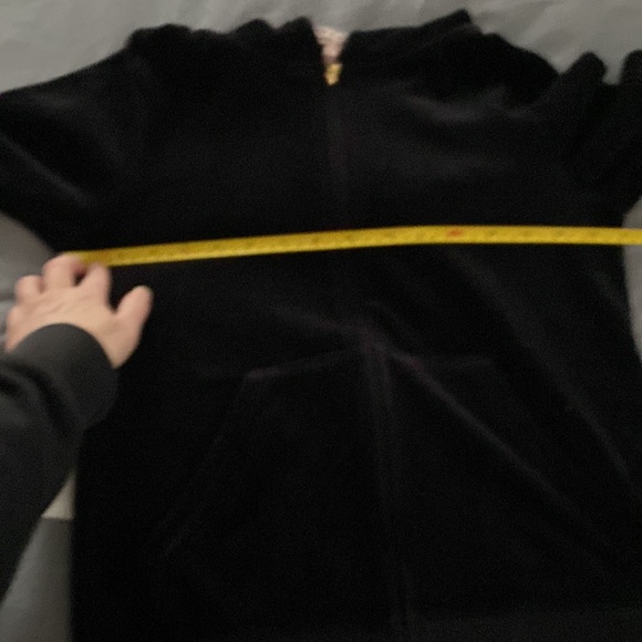 NWOT juicy couture velour embellished hoodie - Picture 5 of 6